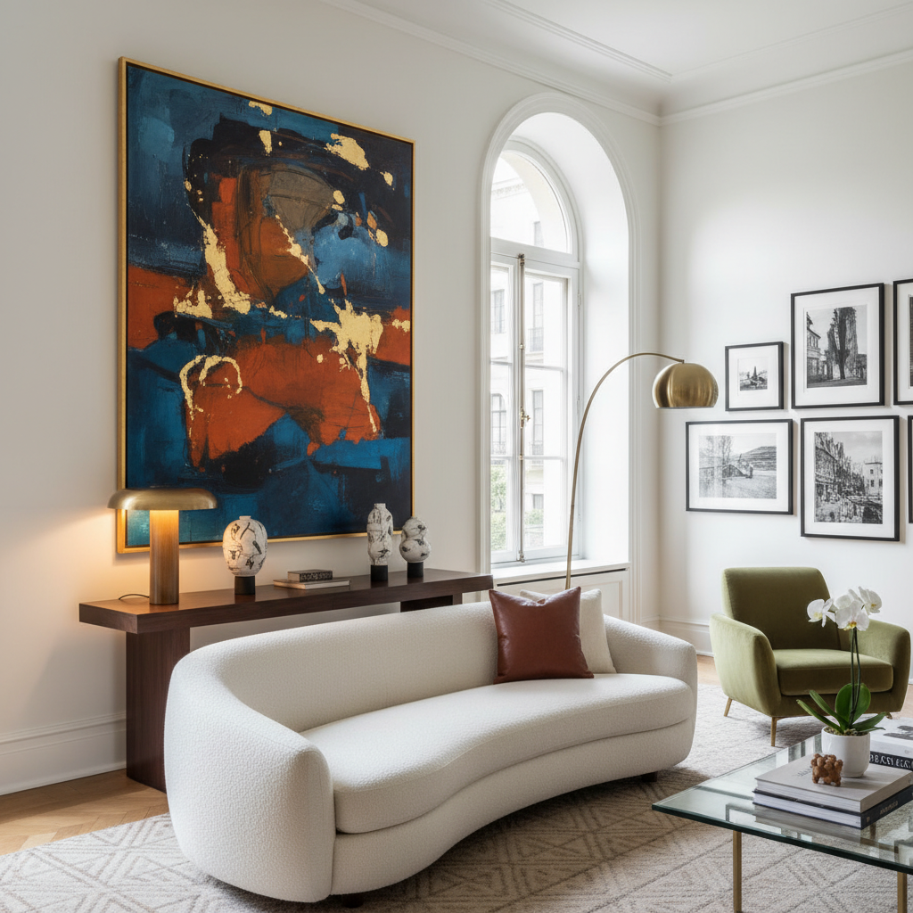 Art in home setting