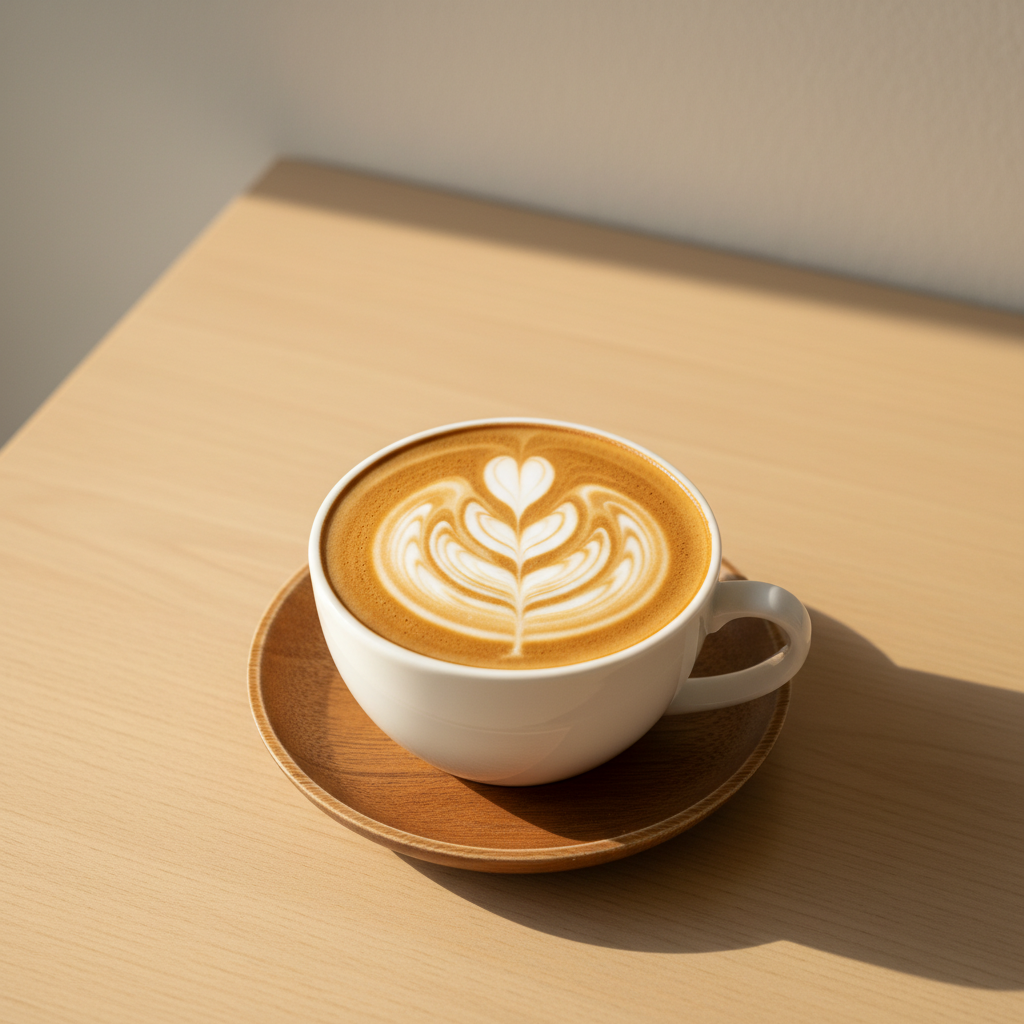 Beautiful latte art